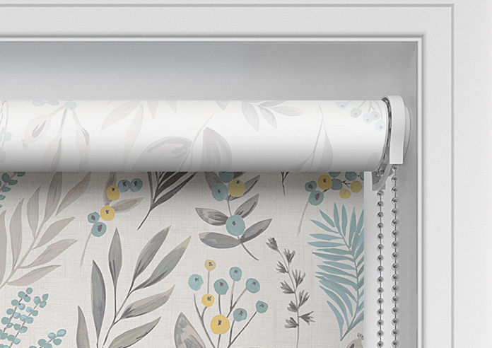 Folk Floral, Blue Skies - Twist&Fit Roller Blind - Image 11